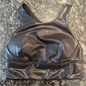 lululemon athletica Shimmering Black Sports Bra